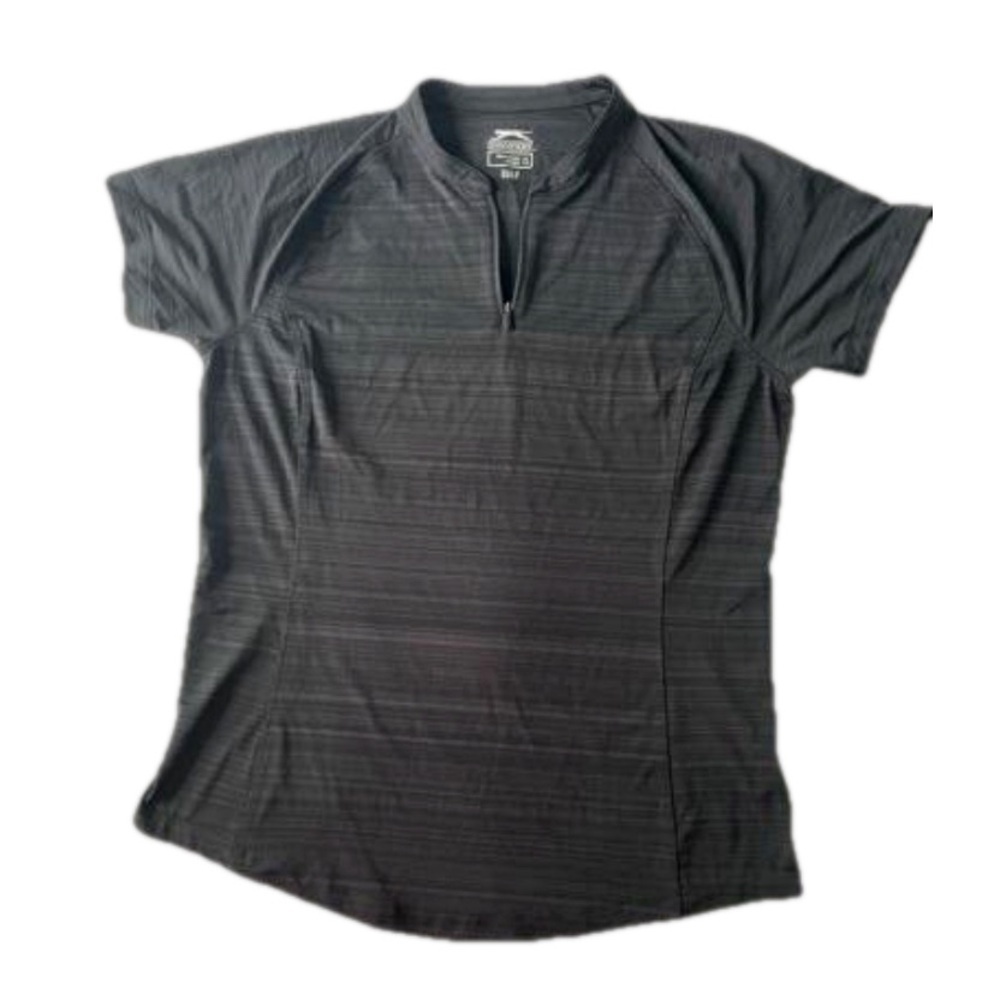 Slazenger Golf Mock Zip Neck T shirt